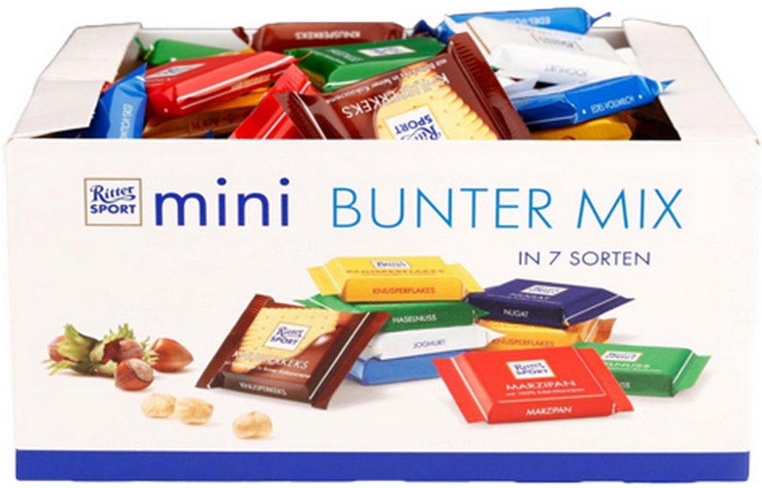 Ritter Sport - Mini Variety Mix (Bunter Mix) - 84 pieces