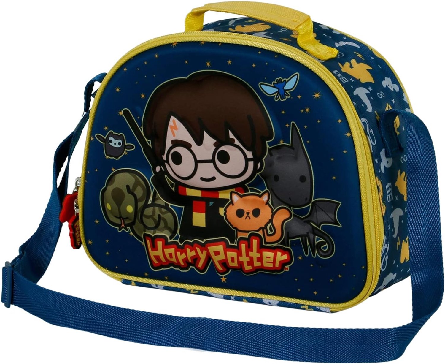 Karactermania - Harry Potter - Beasty Friends --3D - Thermische Lunchtas - Snack - blauw