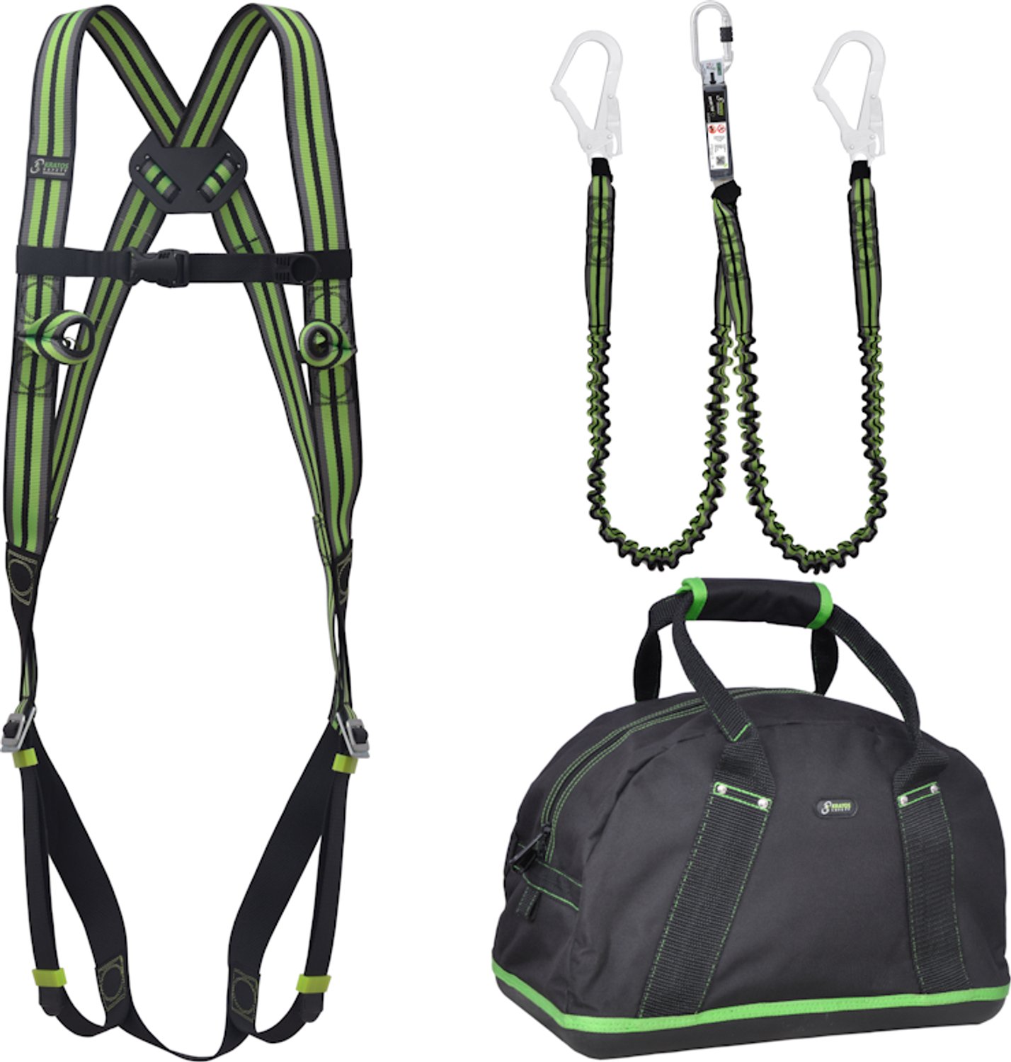Kratos complete set valbeveiliging basic - Elastische Y-lijn 1,5m