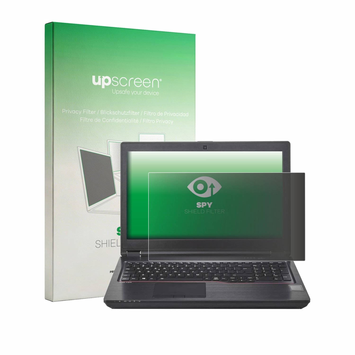 upscreen - privacyscherm voor Fujitsu Celsius H780 - privacy filter screenfilter Blauwlichtfilter