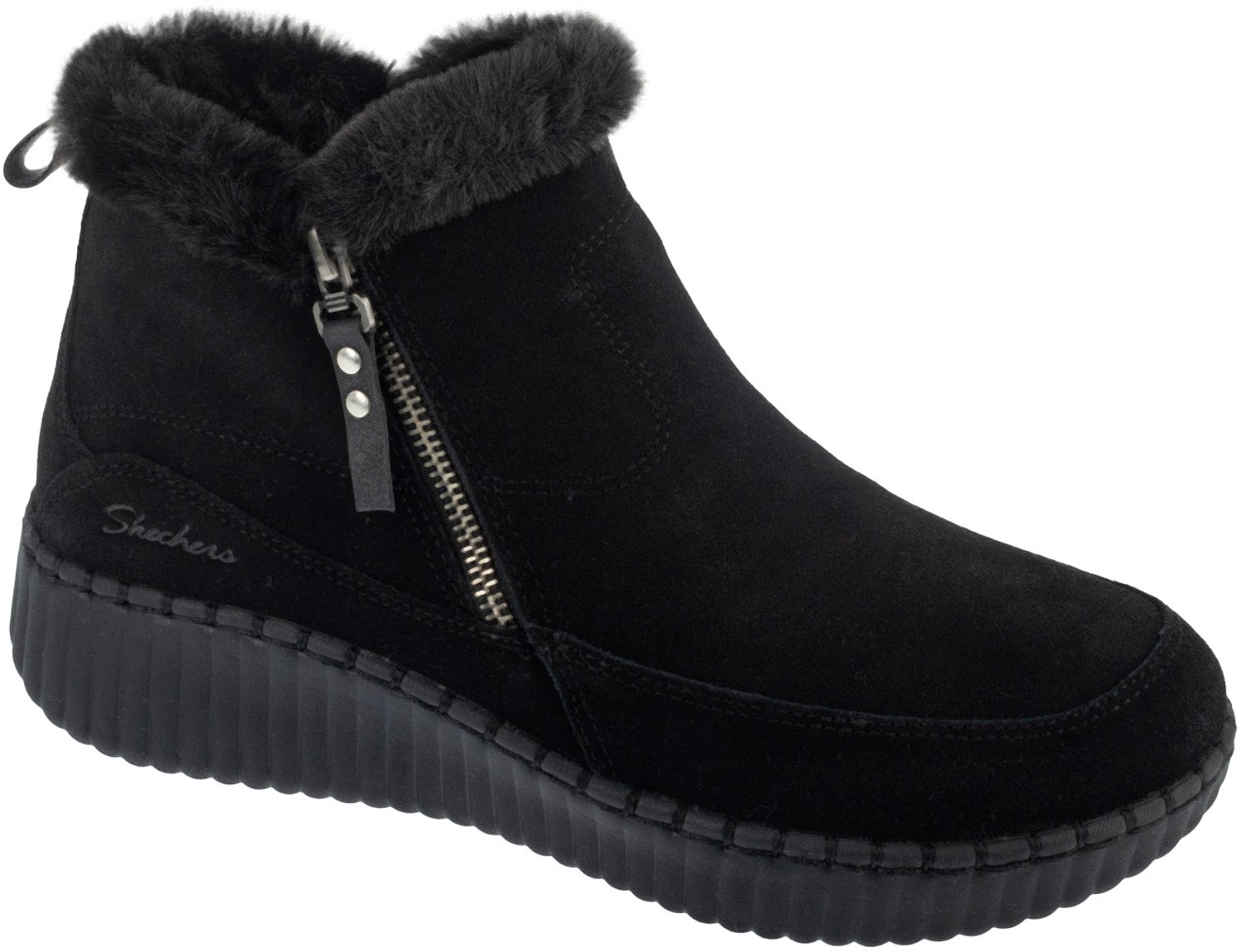 Skechers Wilshire Blvd - Fresh Zip, Vrouwen, Zwart, Laarzen, maat: 37,5