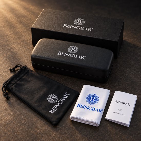 BEINGBAR Eyewear "Model 34" Sustainable Bamboo LIMITED EDITION Sunglasses van BEINGBAR — afbeelding 3