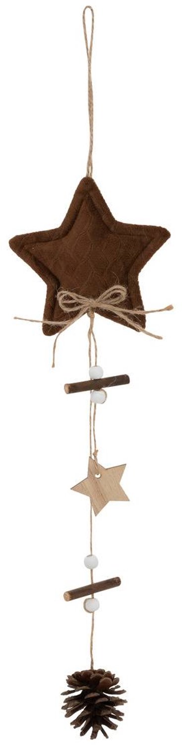 Atmosphera Créateur d'intérieur® SDN TEKST ETL VEL MARR 36CM Marron