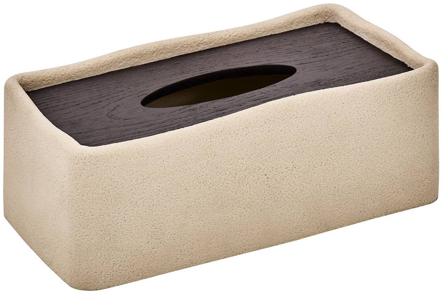 5Five Olea Tissuedoos/Zakdoekdoos - 26x15x10cm - Beige