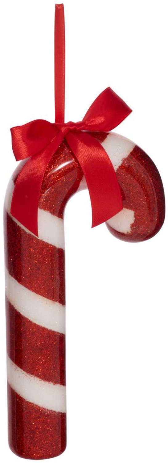 Feeric lights & Christmas Suspension de sapin sucre d'orge en papier rouge et blanc 19 cm