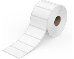 PerfectPrint Adresetiketten 89x36 mm - 500 Stuks op Rol - Adresstickers & Voorraadlabels voor Thermische Labelprinter