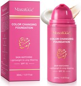 Changing Foundation SPF 15 – Kleurveranderende Foundation / Color Changing Foundation