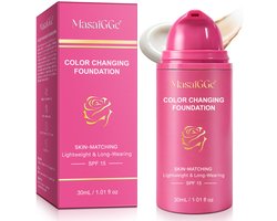 Changing Foundation SPF 15 – Kleurveranderende Foundation / Color Changing Foundation