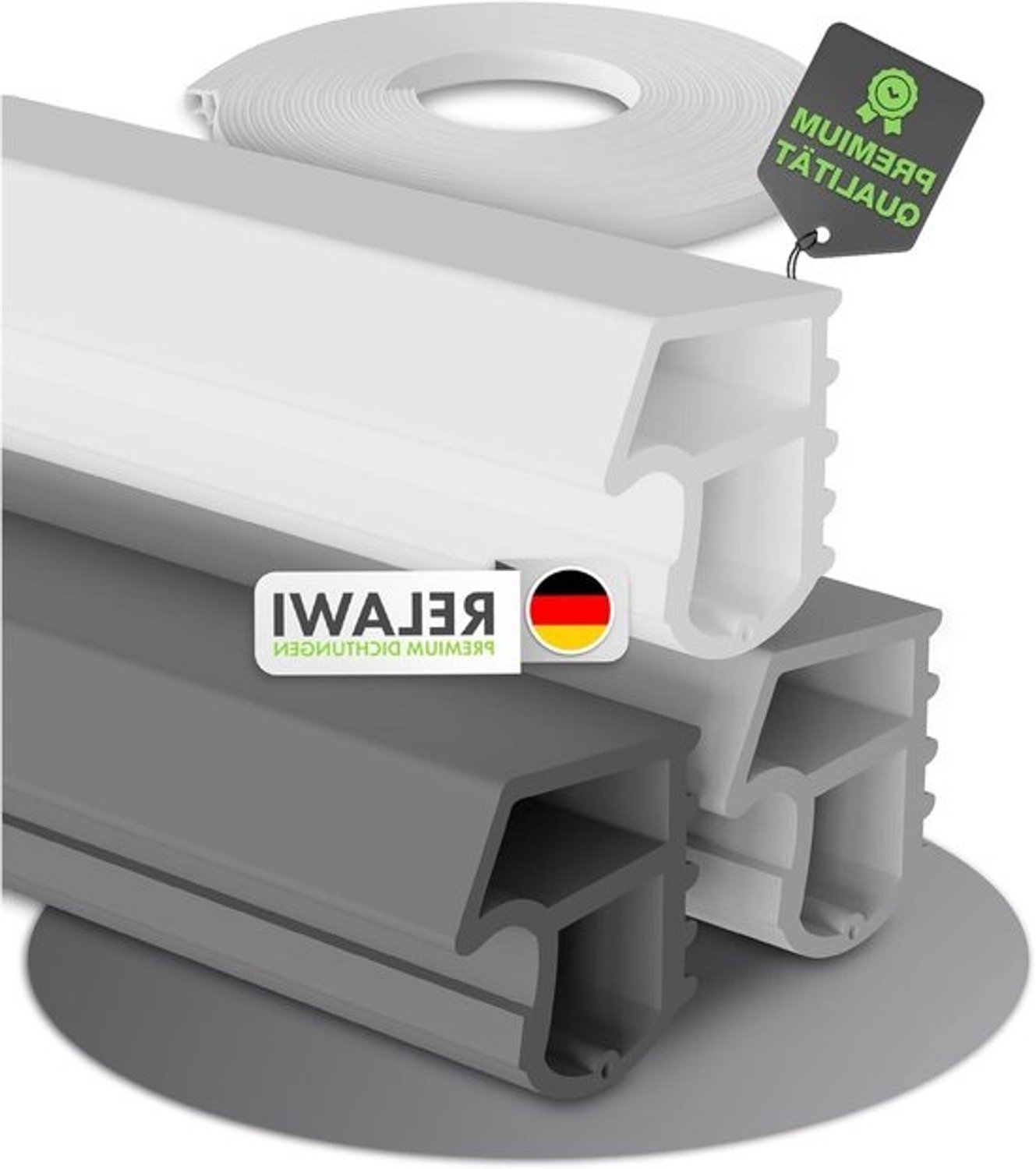 Kozijnafdichting - Tochtstrip voor deuren - Voor stalen deuren - Eenvoudig te monteren - 16mm x 13mm - Zwart