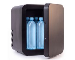 Mini koelkast 4.5L - Skincare & make-up fridge - Eten & drinken - Organizer - 12V & 230V - Koel & warm - Auto koelkast - Compact - Zwart