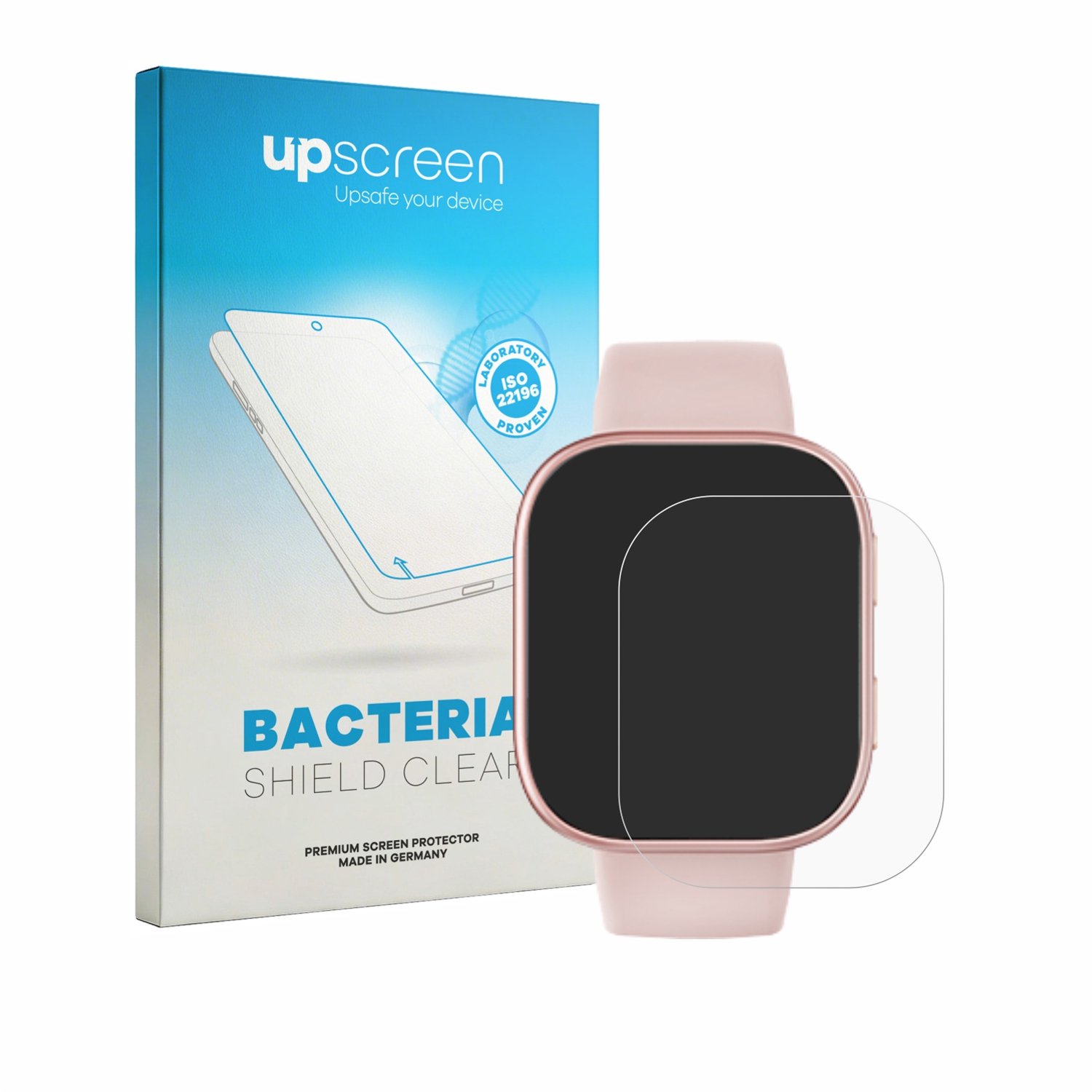 upscreen - Screenprotector voor Hwagol Smartwatch 1.83" - Folie Beschermfolie transparant antibacterieel
