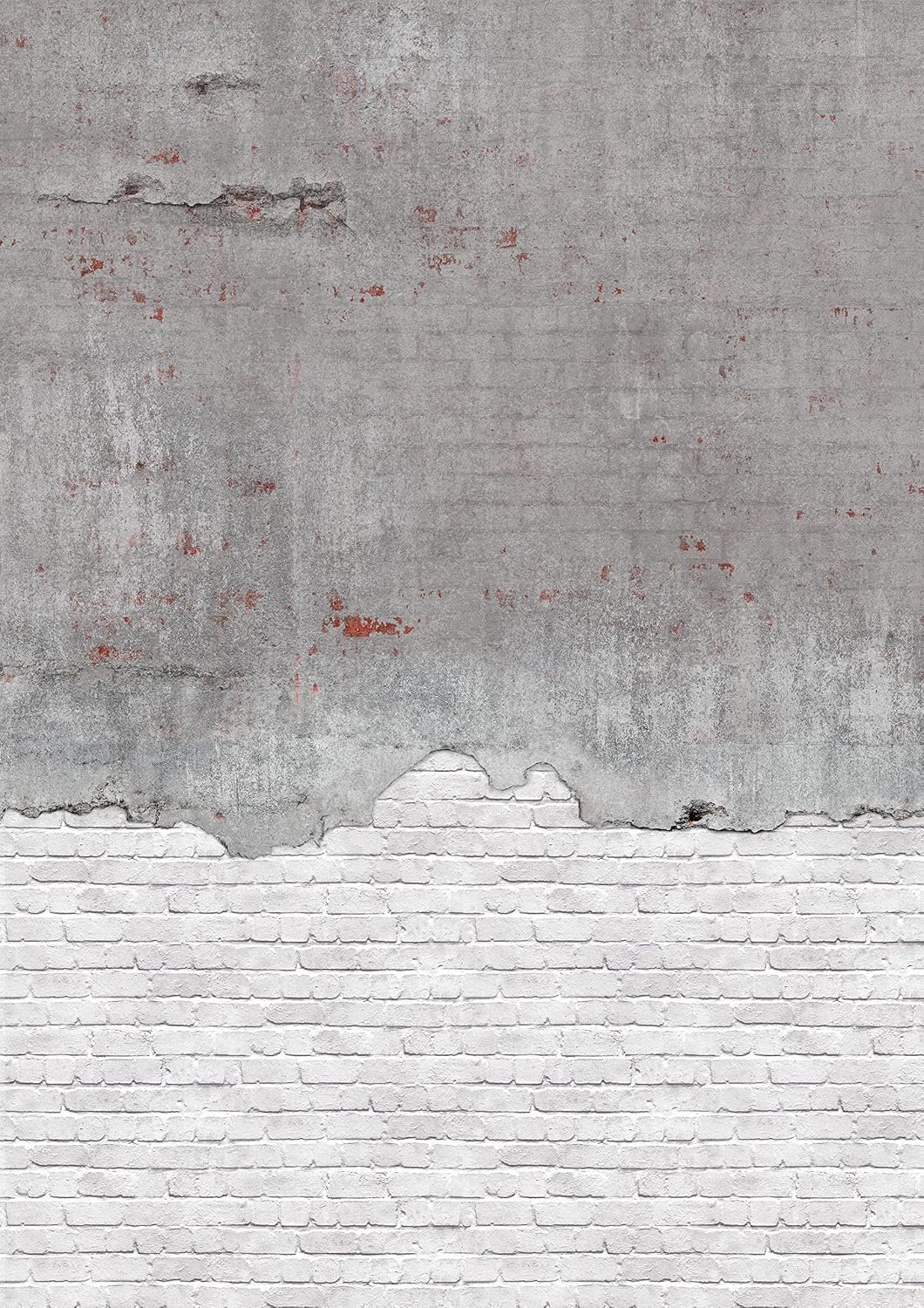 Rasch Fotobehang Steenlook Beton Grijs 3m x 2.12m - Vlies