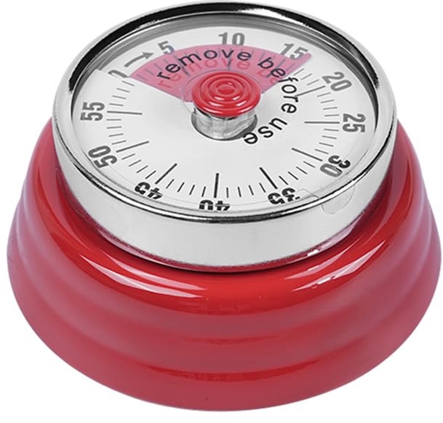 Keukenwekker - Mechanische kookwekker - Magnetische voet - Eierwekker - Tijdinstelling tot 60 minuten - Geschikt voor koken, sporten, hui...