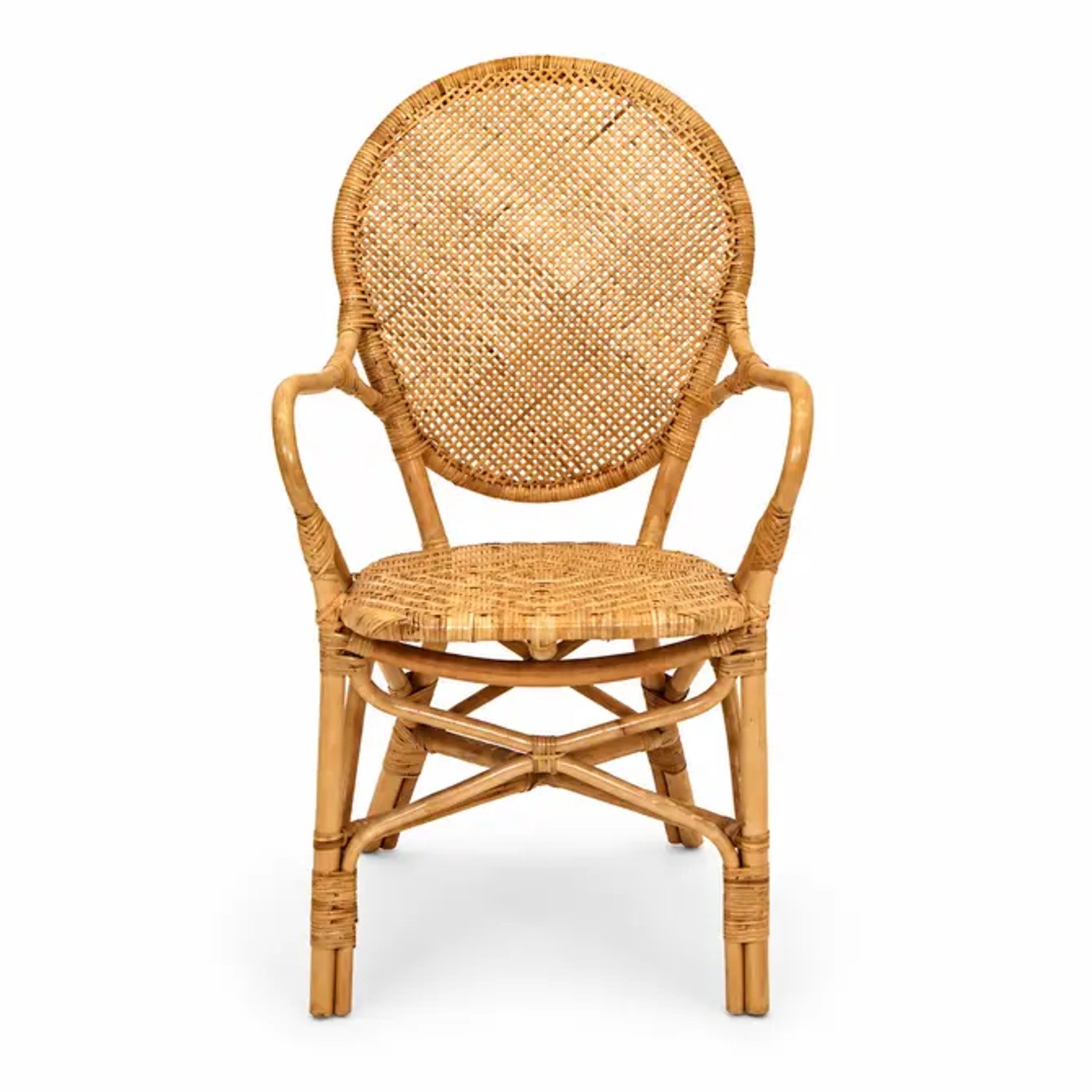 Stoel Ibiza Rotan Blond 52x61h90cm