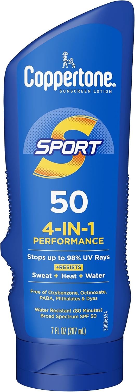 Zonnebrandcrème Sport SPF 50 voor Actieve Buitenactiviteiten, 236 ml, Waterbestendig en Langdurige Bescherming