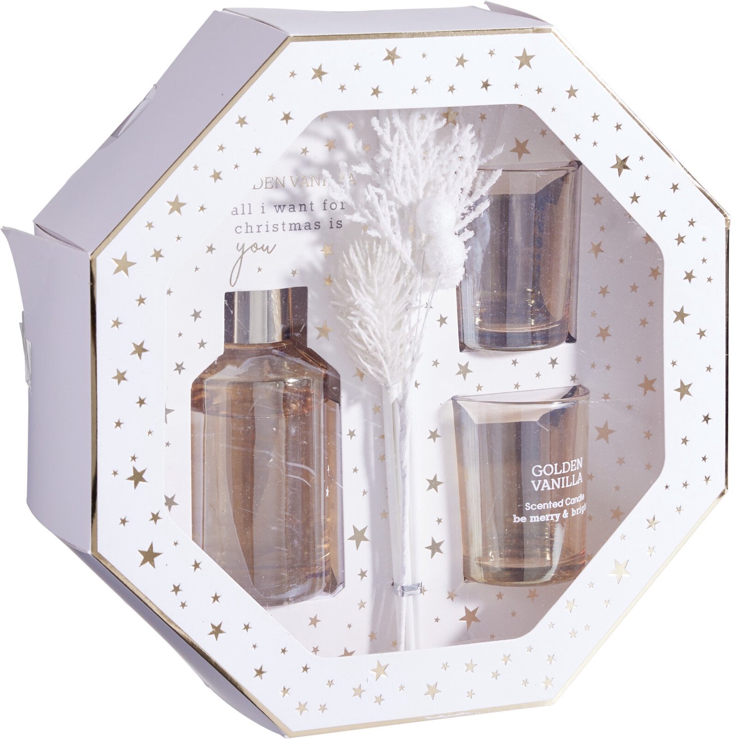 Geurset - geurglas - geurstokjes - geurkaarsen geschenkset - geschenkset - kerst