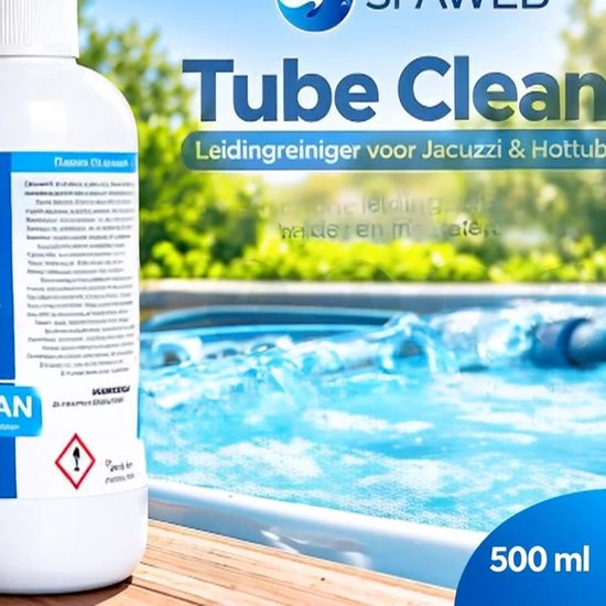 Spaweb Tube Clean - Leidingreiniger voor Jacuzzi, Spa en Hottub - 500 ml