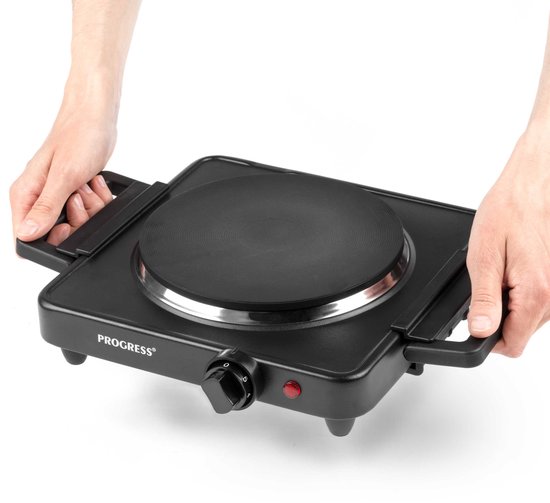 Progress Single Hot Plate - 1500W - 5 Warmtestanden - 18,5 cm Kookplaat — afbeelding 2