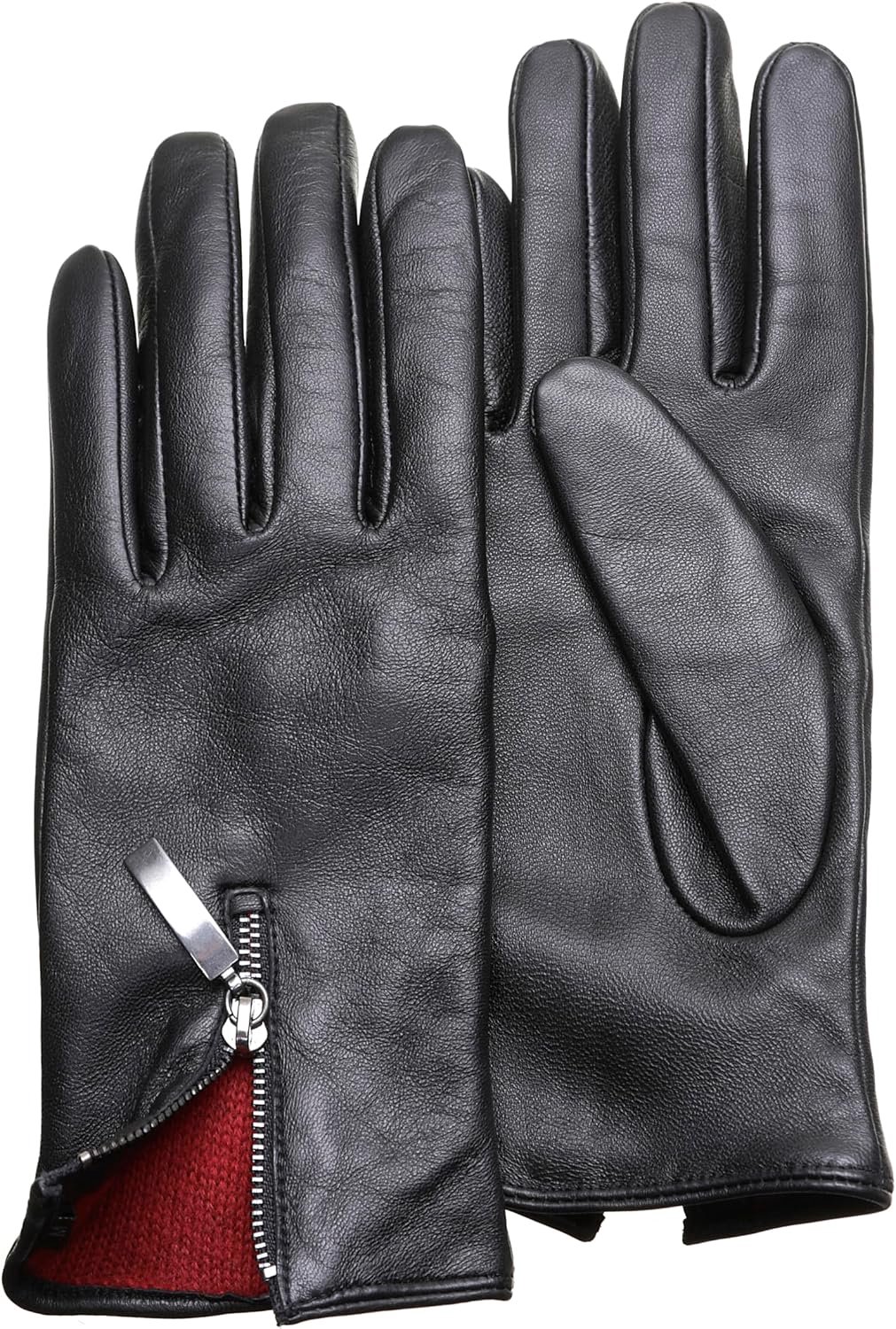 Dames Leren Handschoenen met Touchscreen Functie - Warm & Stijlvol