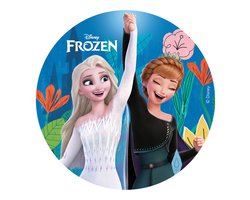 DEKORA - Frozen eetbare ouwel schijf 15,5 cm