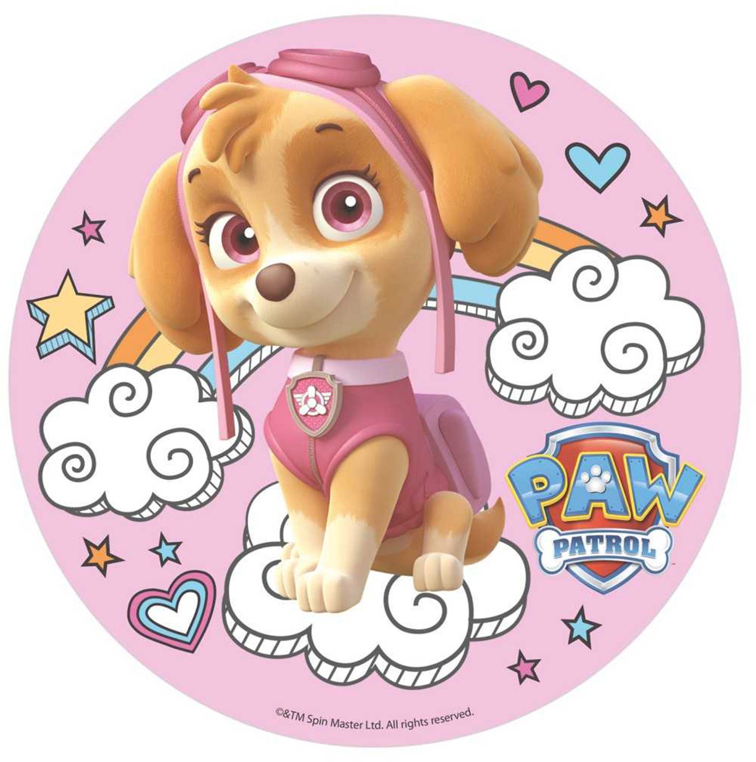 DEKORA - PAW Patrol Skye eetbare ouwel schijf