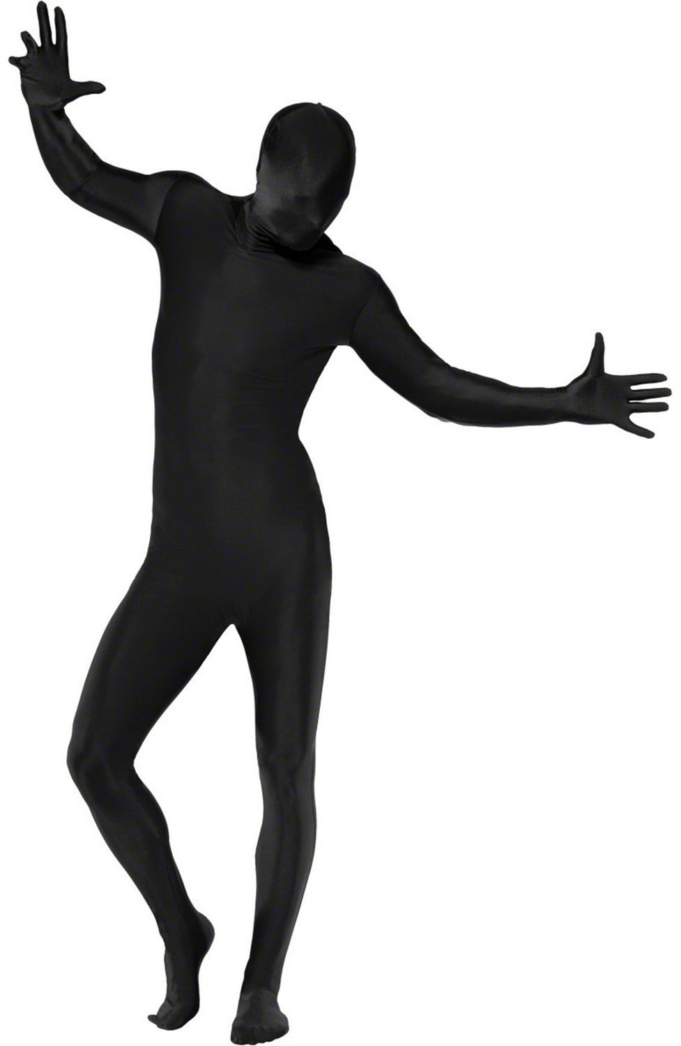 PTIT CLOWN - Zwart second skin outfit voor volwassenen - Medium