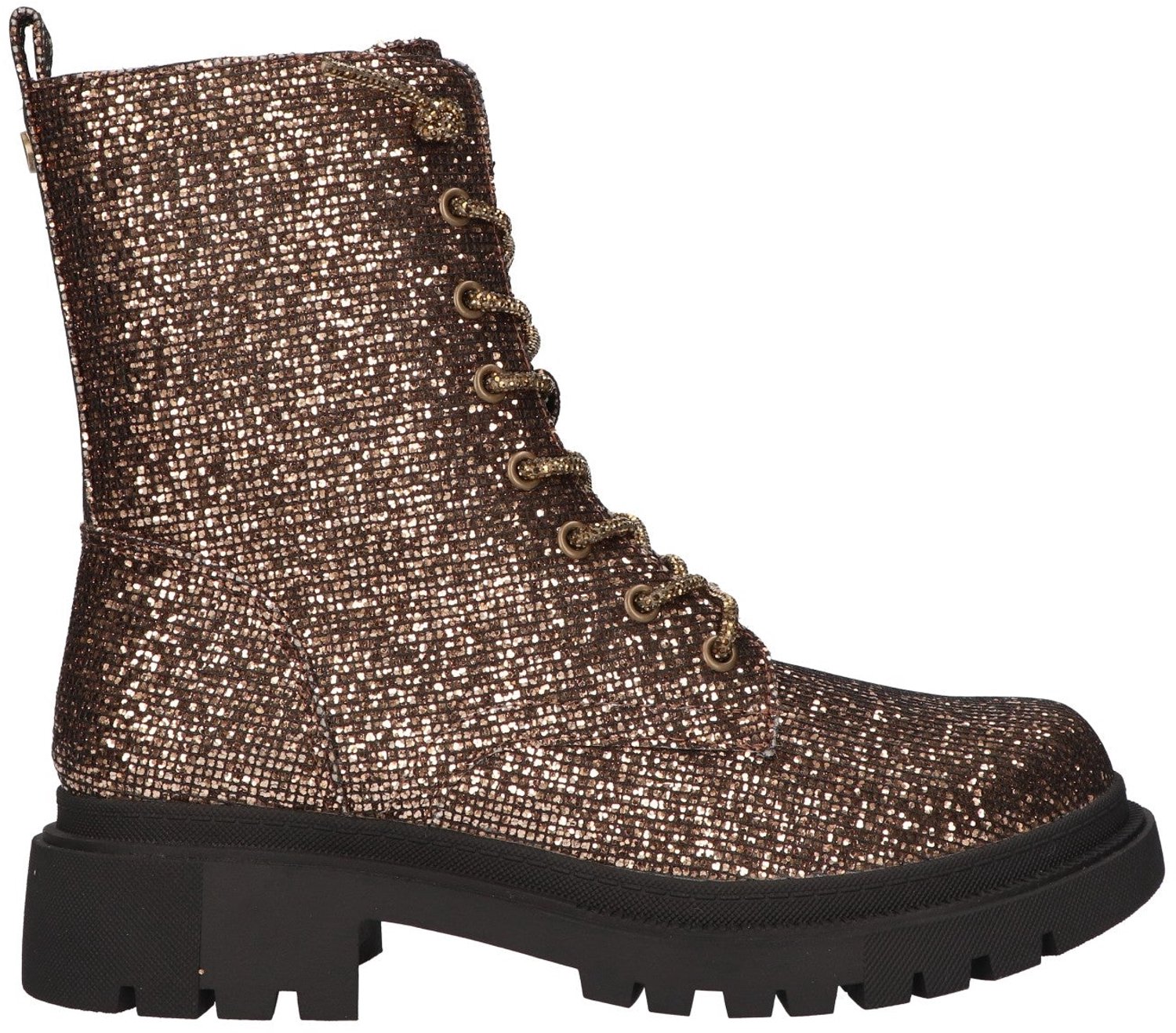 La Strada Veterboot Brons Glitter - Damesschoenen - Maat - 36
