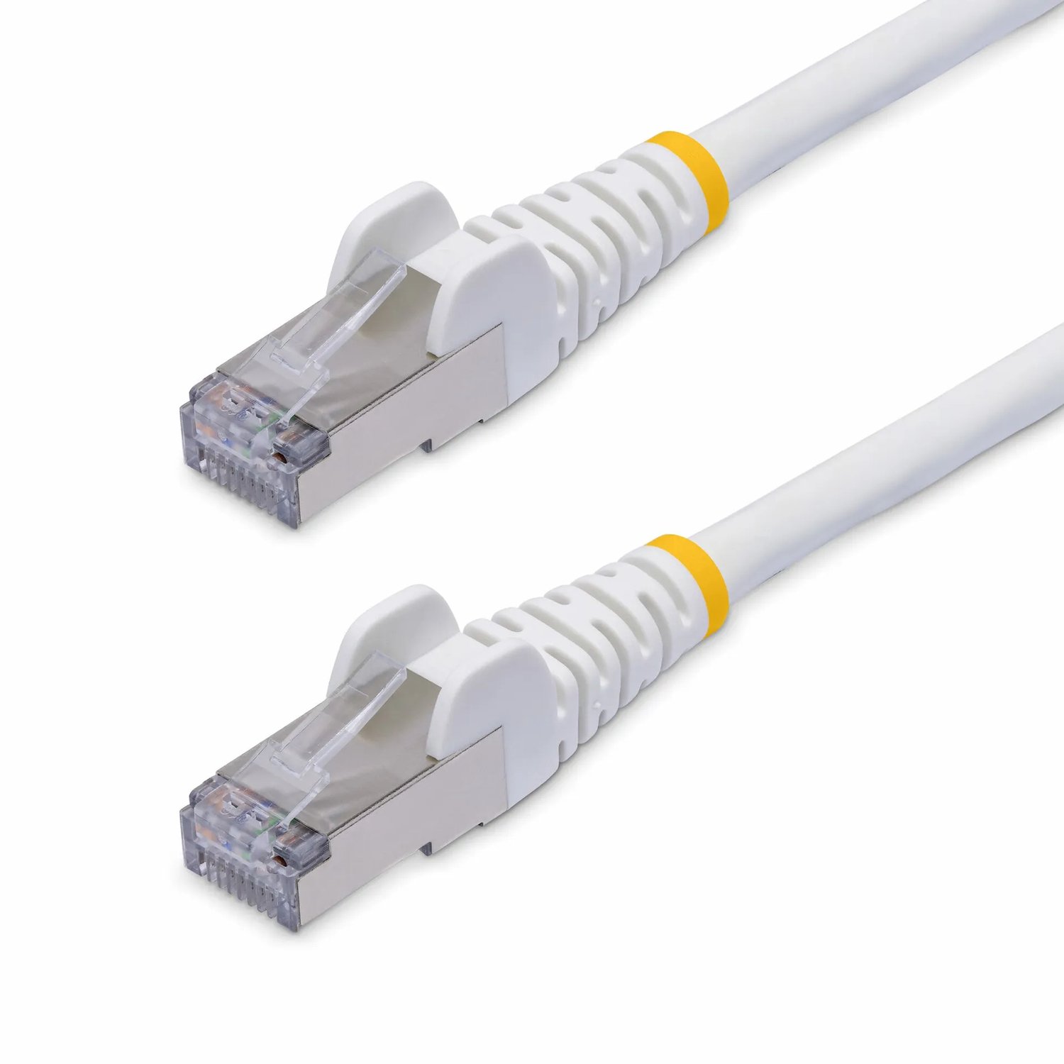 StarTech.com 15m CAT8 Netwerkkabel, Wit, Snagless RJ45, 25G/40G, 2000MHz, 100W PoE++, S/FTP, 26AWG 100% Pure Koperdraad, LSZH, Shielded Ethernet Kabel met Trekontlasting, Fluke Channel Getest
