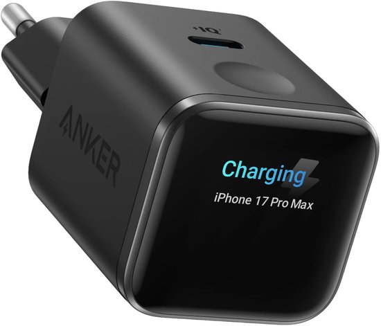 Anker Nano Oplader 45W Power Delivery Zwart