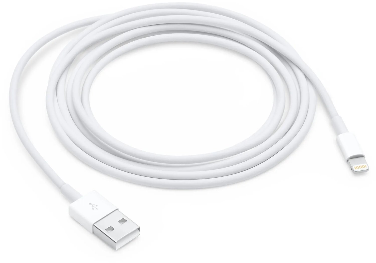 Bol.com Apple - Lightning Oplaadkabel - USB‑A naar Lightning - 12W - 2m - Wit aanbieding