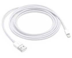 Apple - Lightning Oplaadkabel - USB‑A naar Lightning - 12W - 2m - Wit