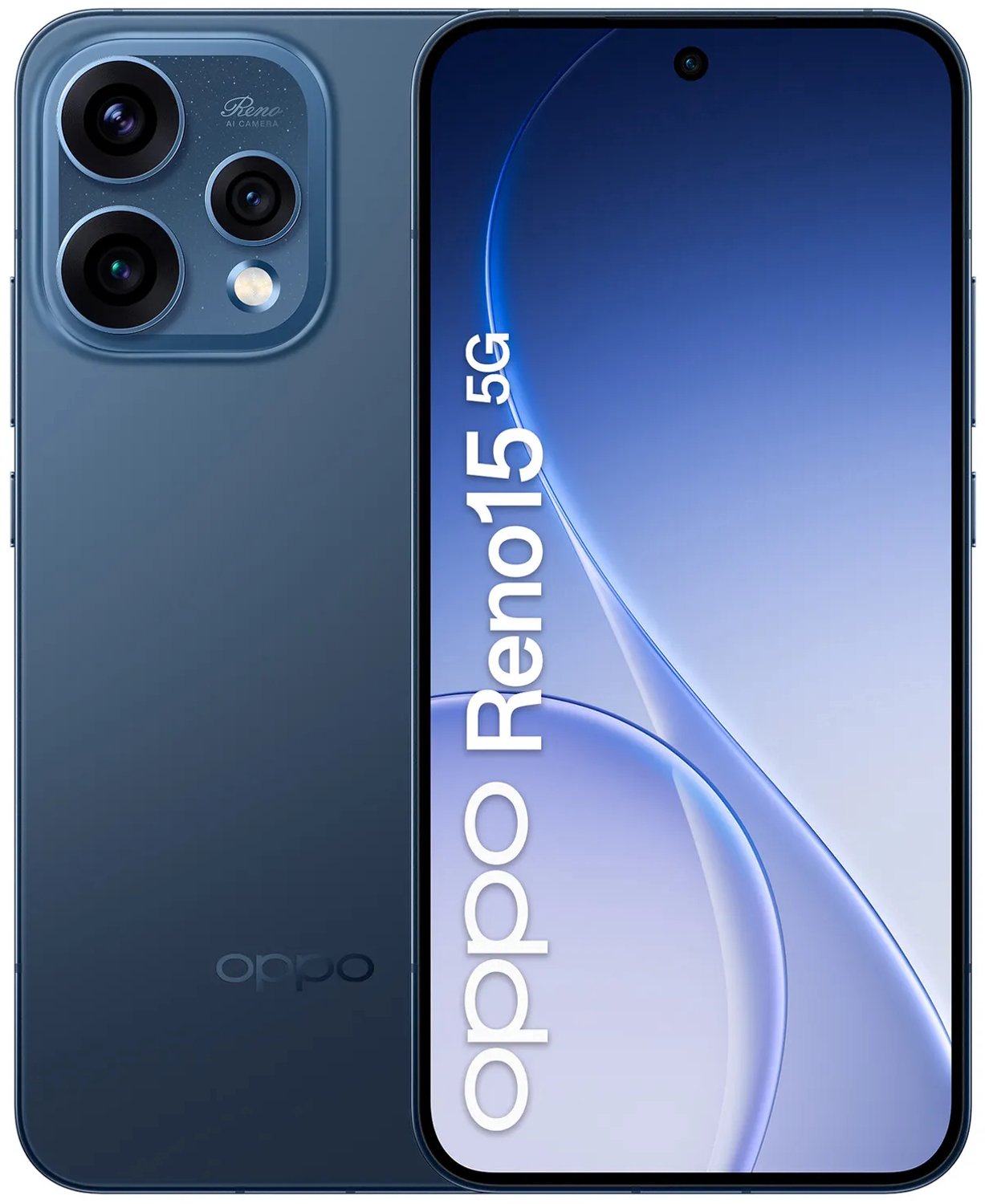 OPPO Reno15 5G 16,7 cm (6.59) Dual SIM Android 16.0 USB Type-C 8 GB 512 GB 6500 mAh Marineblauw
