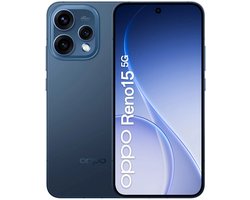 OPPO Reno15 5G 16,7 cm (6.59) Dual SIM Android 16.0 USB Type-C 8 GB 512 GB 6500 mAh Marineblauw