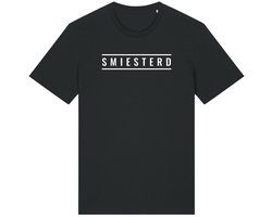 SMIESTERD T-SHIRT - S, Zwart