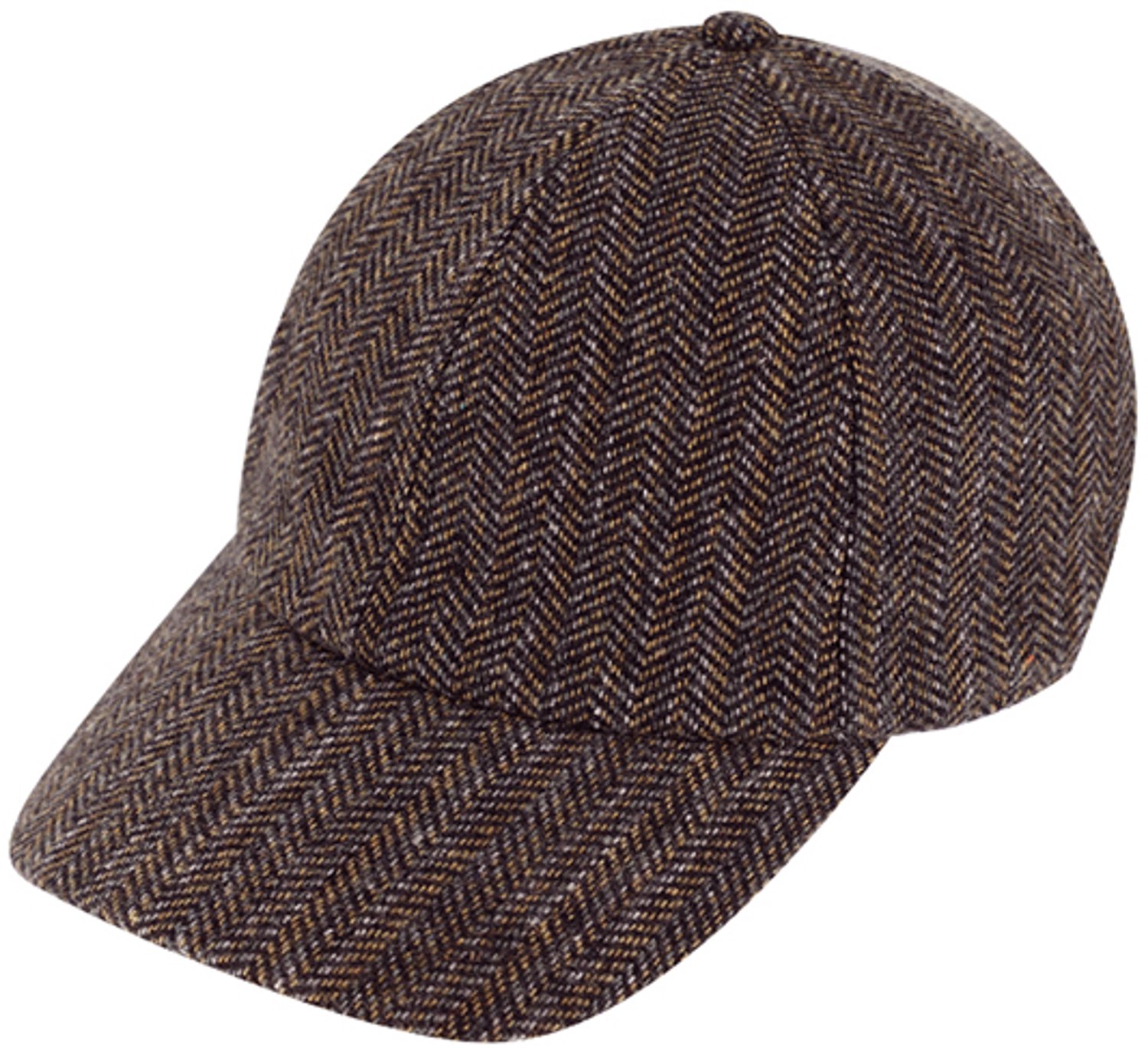 Base ball Cap met visgraatmotief Bordeaux rood maat 60 XL