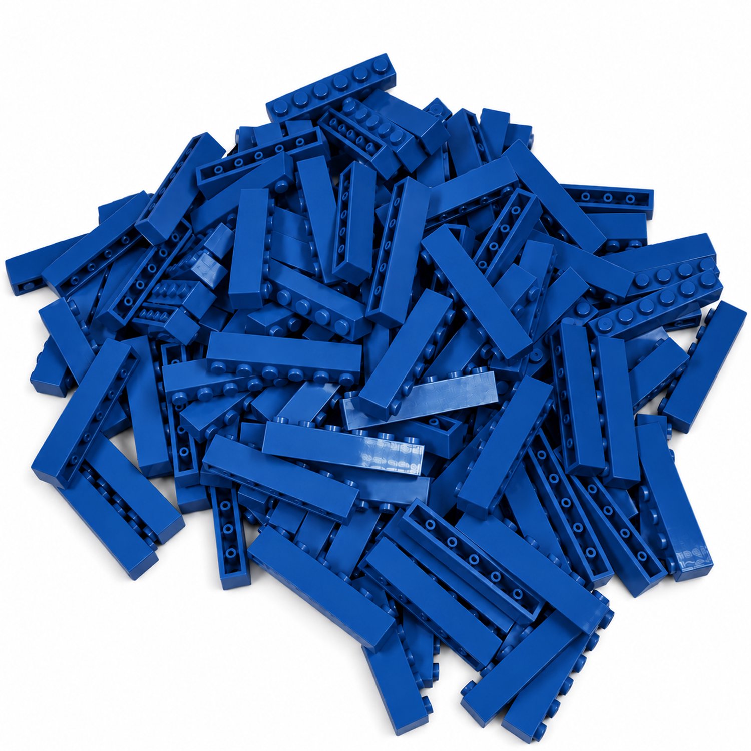 100 Bouwstenen 1x6 | Blauw | Compatibel met Lego Classic | Keuze uit vele kleuren | SmallBricks