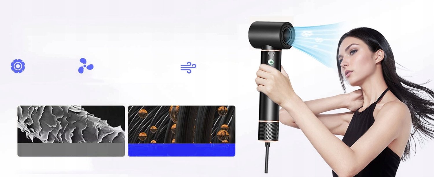 5-in-1 Haarstyler met Ionisatie: Krullen, Föhnen, Stijlen
