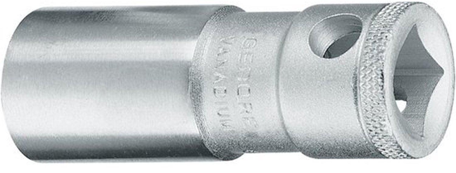 Bougiedop - Bougiesleutel - Voor motoronderhoud - Met houderveer - 3/8 inch - Ollee