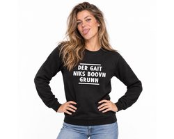 DER GAIT NIKS BOOVN GRUNN SWEATER - M, Grijs