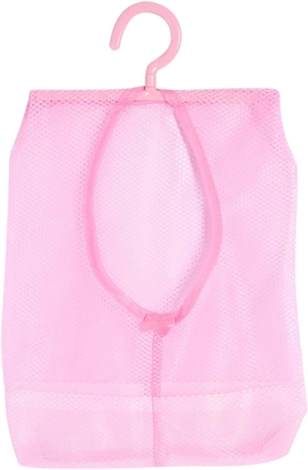 Multifunctionele Hangende Netten Tas voor Sokken en Ondergoed - Opbergoplossing voor Badkamer, Kledingkast en Waslijn, 30 x 26 cm, Roze, Minimalistisch Design
