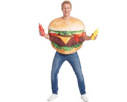 Vegaoo - Grappig hamburger kostuum voor volwassenen