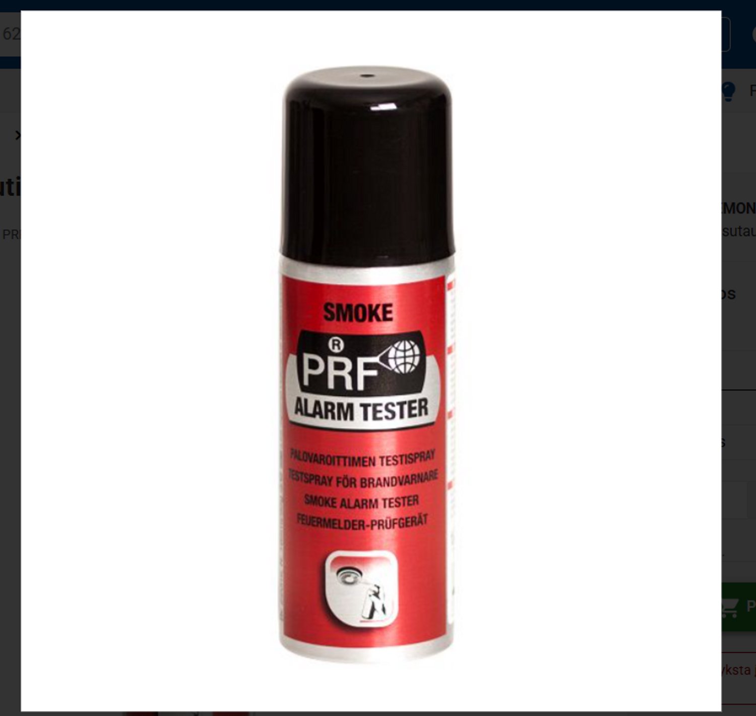 Tester voor rookmelders, PRF Smoke, 220 ml
