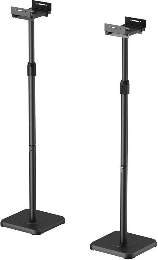 Maclean - Speaker stands - Verstelbare, draaibare luidsprekerstandaard, 2 stuks - +10°~-10°, max. 5 kg, MC-916 — afbeelding 3