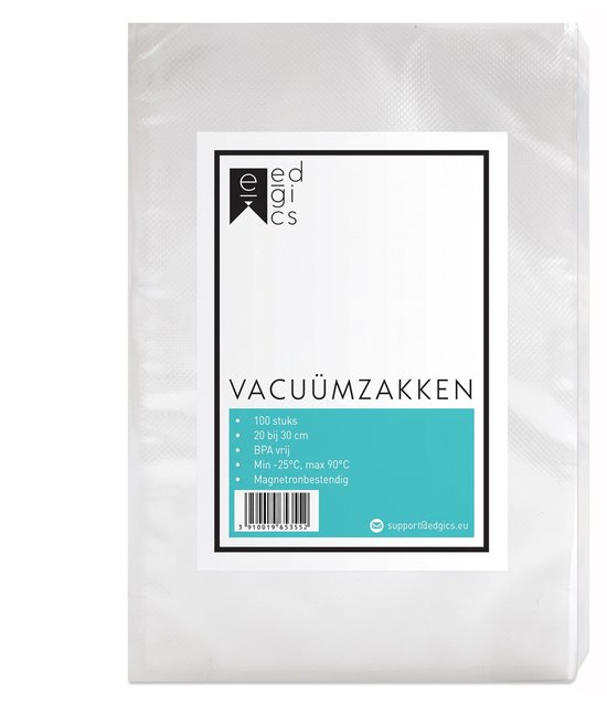 Vacuumzakken Voedsel - 20x30 cm - 100 stuks