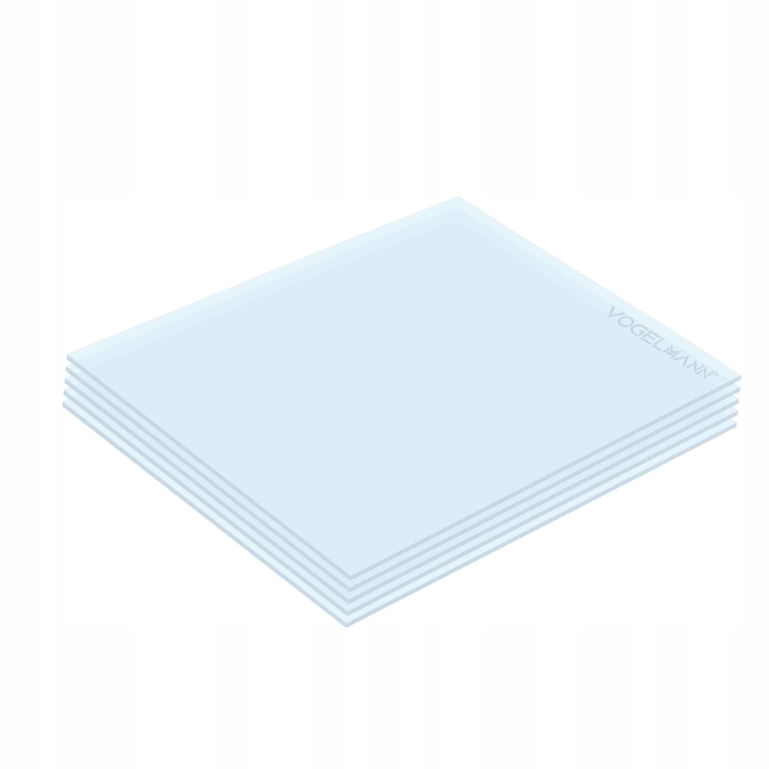 5x Beschermfolie voor Lashelm 93x115mm - PCV