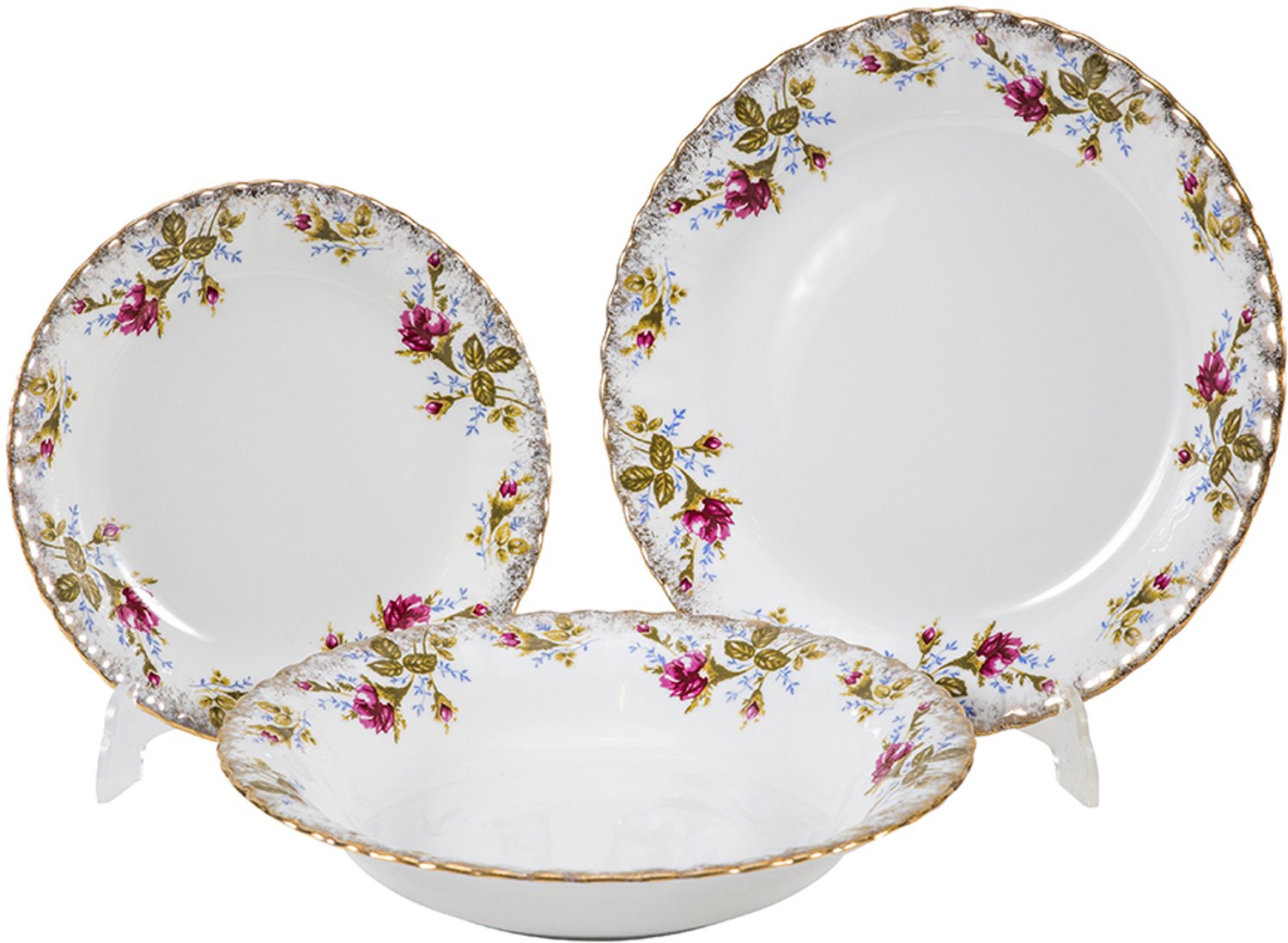 Chodzież Servies "Iwona" 6 Pers. 18 Delen - Gouden Roos
