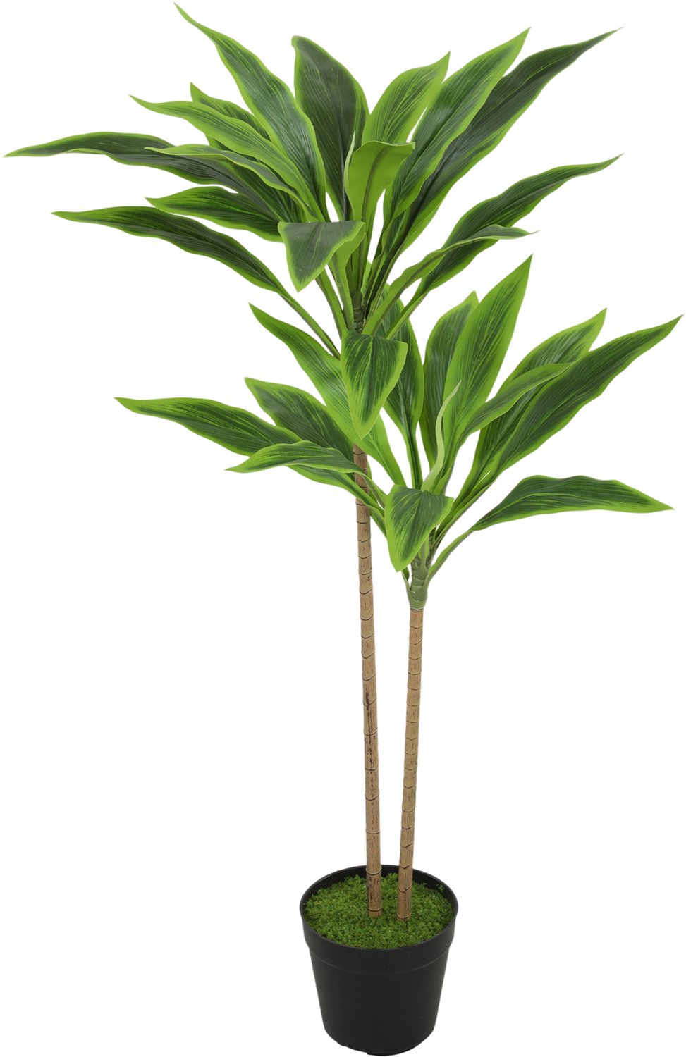 Kunst Cordyline boom pot 90cm-29 bladeren-Groen