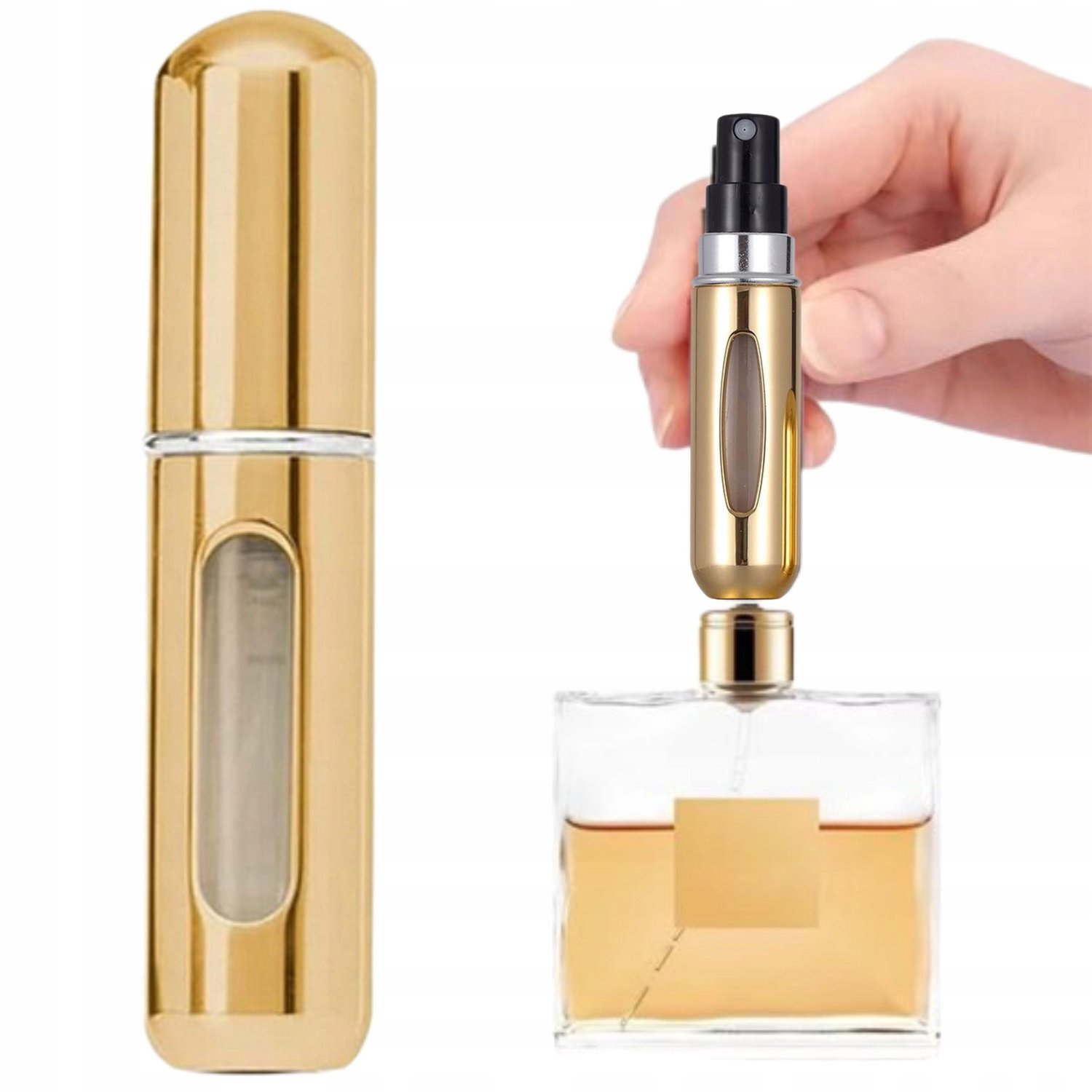 Gouden Reisverstuiver Parfum 5ml - Compact & Stijlvol
