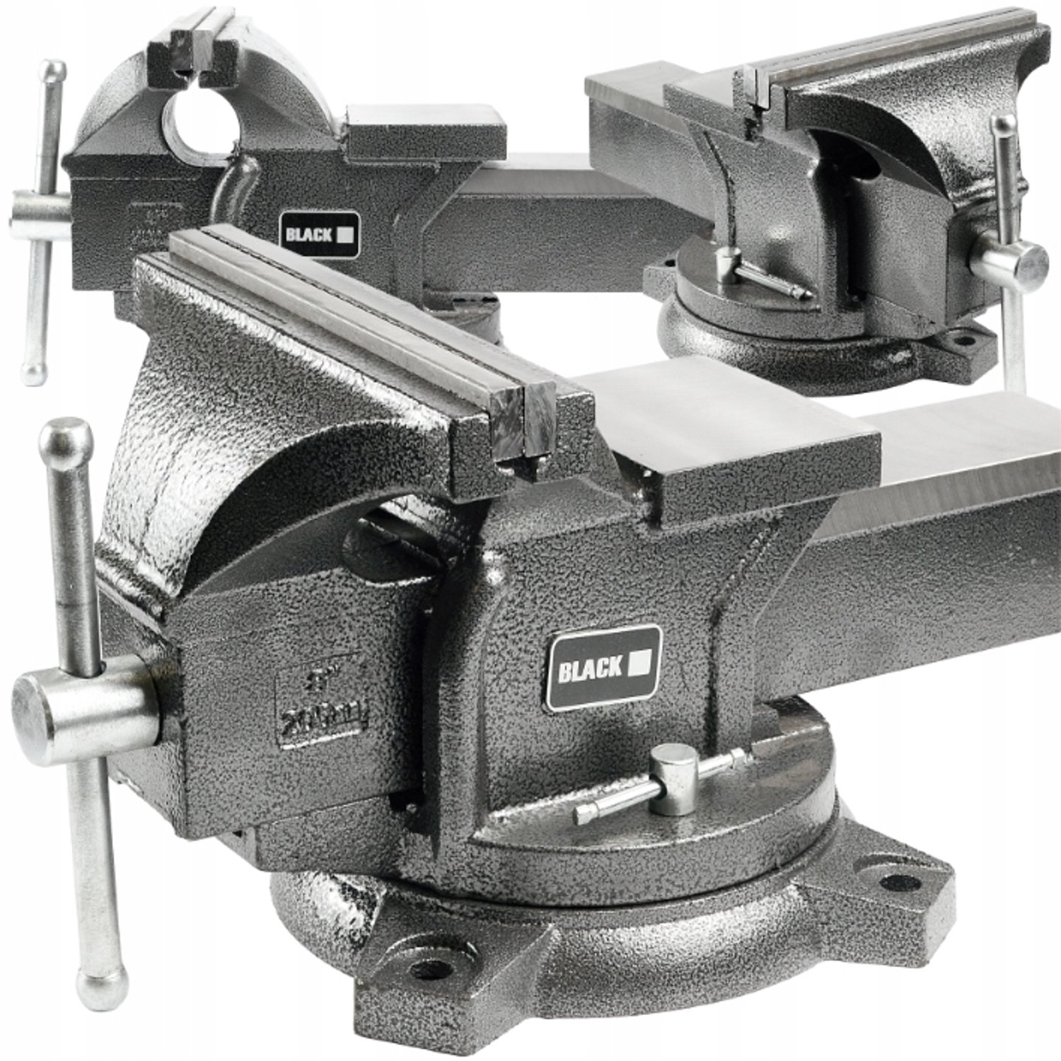Draaibaar Werkbankijzer 150mm met Aambeeld - 10kg