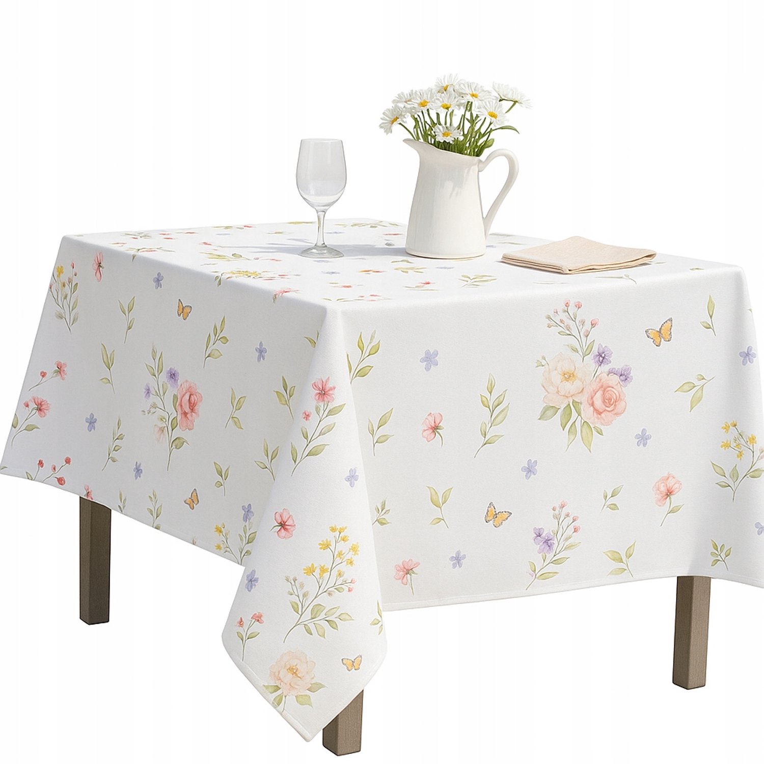 Waterdichte Tafelkleed Bloemen 220x150 cm - Binnen & Buiten